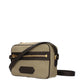 Beige Fabric Crossbody Bag