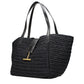 Black Raffia Shoulder Bag