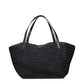 Black Raffia Shoulder Bag