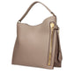 Beige Leather Handbag
