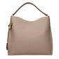 Beige Leather Handbag