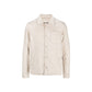 Beige Polyamide Full-Length Jacket