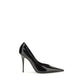 Black Calf Leather Bos Taurus High Heel Pumps