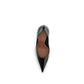 Black Calf Leather Bos Taurus High Heel Pumps