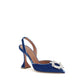 Blue Velvet Sandals