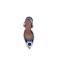 Blue Velvet Sandals
