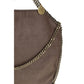 Brown Polyamide Shoulder Bag