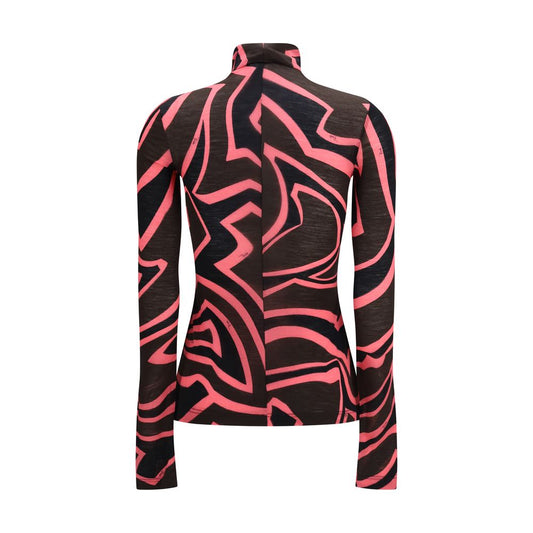 Multicolor Wool Oves Aries Pattern Shirt