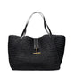Black Raffia Shoulder Bag