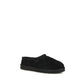Black Suede Leather Mules