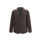 Brown Wool Oves Aries Full-Length Jacket