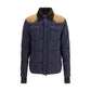 Blue Polyamide Full-Length Jacket