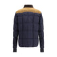 Blue Polyamide Full-Length Jacket