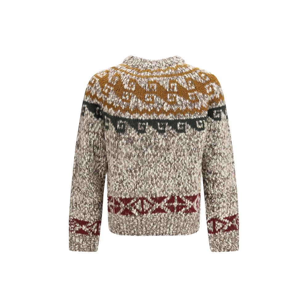 Beige Wool Oves Aries Sweatshirt
