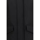 Black Cotton Full-Length Jacket