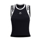 Black Organic Cotton Sleeveles T-Shirt