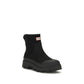 Black Rubber Chelsea Boots