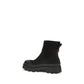 Black Rubber Chelsea Boots