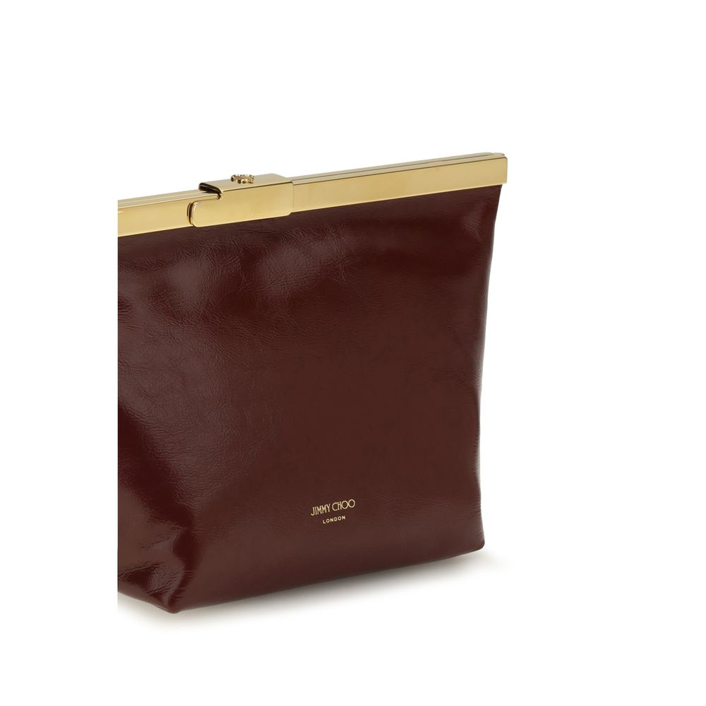Bordeaux Calf Leather Bos Taurus Clutch Bag