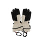 Beige Polyamide Gloves