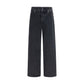 Black Cotton Jeans Denim