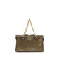 Bicolor Napa Leather / Calf Bos Taurus Shoulder Bag