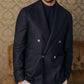 Blue Wool Full-Length Jacket