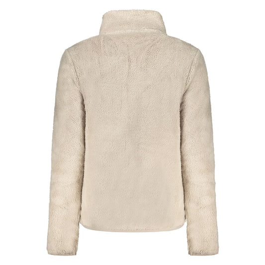 Beige Polyester Women Sweater