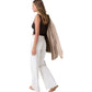 White Cotton Casual Pants
