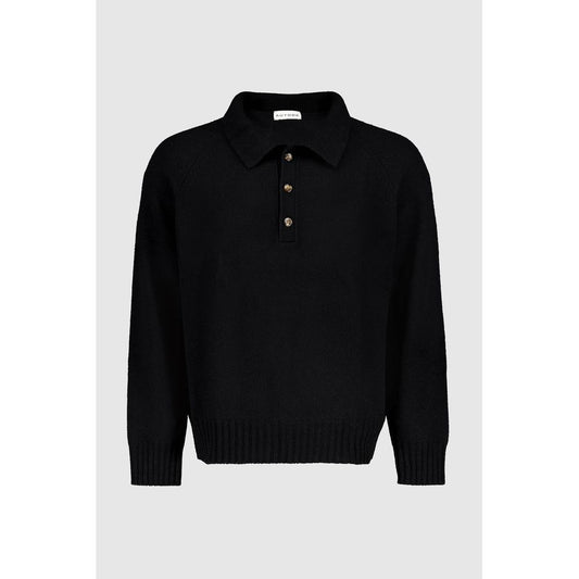 Black Wool Sweatshirt