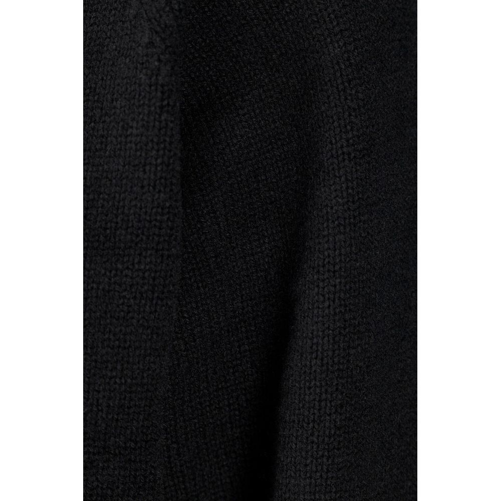 Black Wool Sweatshirt