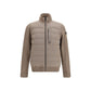 Bicolor Viscose Full-Length Jacket