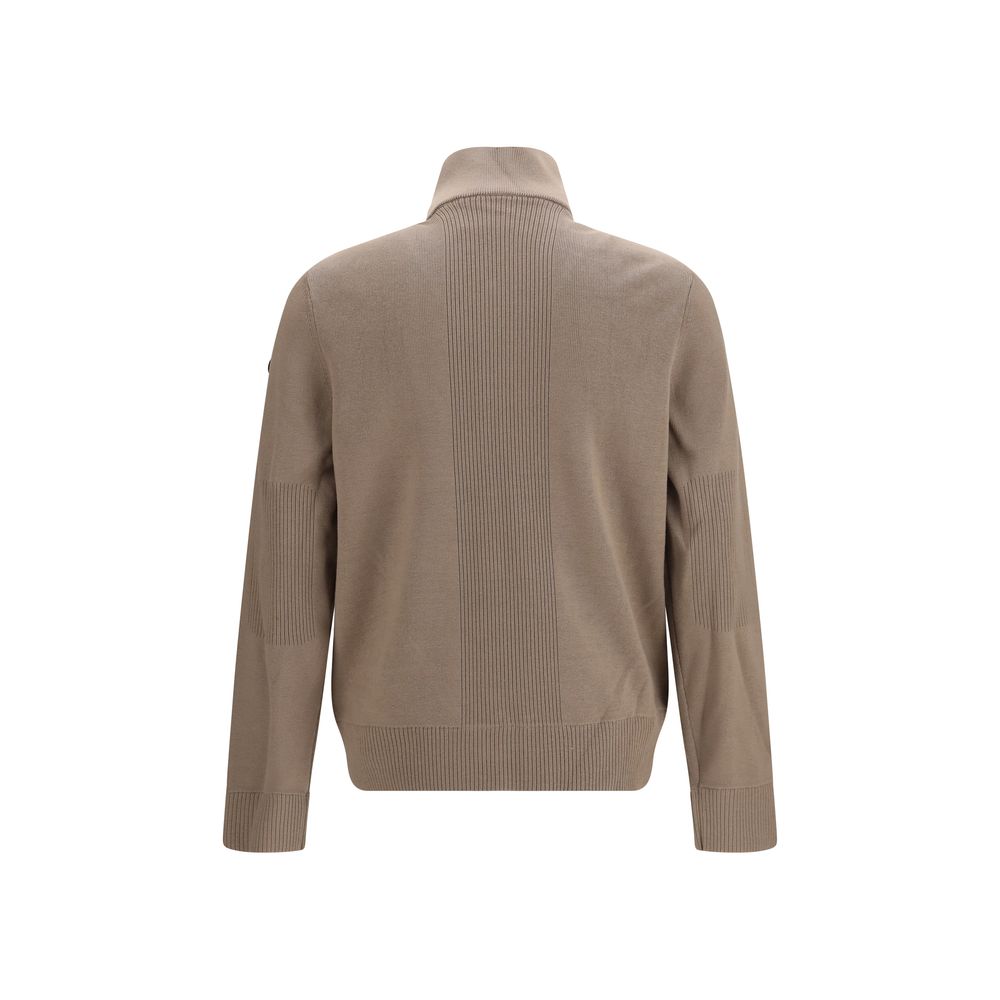 Bicolor Viscose Full-Length Jacket