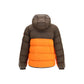 Multicolor Recycled Polyester Full-Length Jacket
