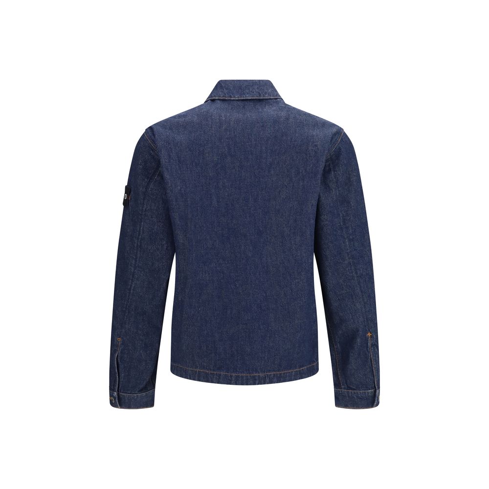 Blue Cotton Denim Jacket