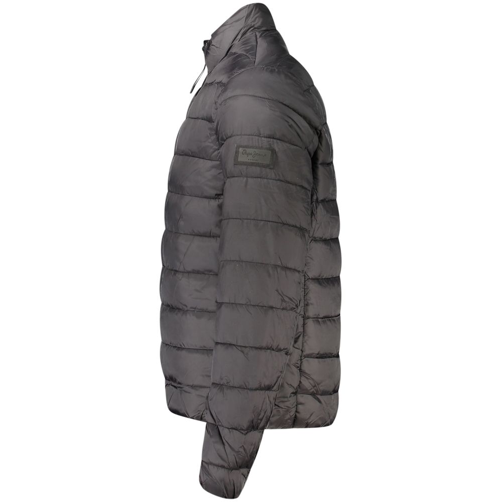 Black Polyamide Men's Jacket