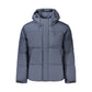 Blue Poliestere Men's Jacket