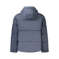 Blue Poliestere Men's Jacket
