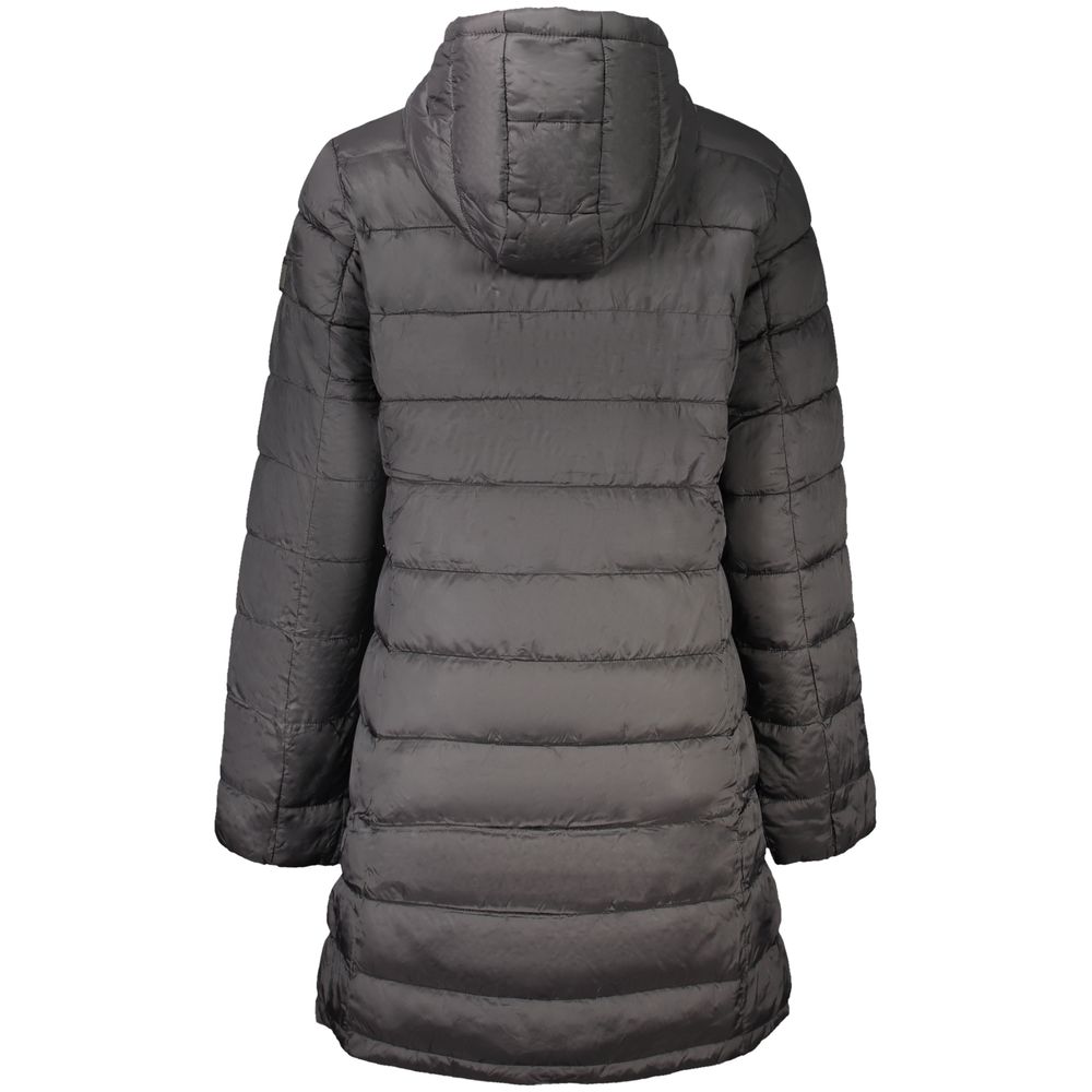 Black Nylon Womens Jacket