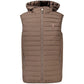 Brown Polyester Men's Jacket
