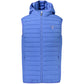 Blue Polyester Men's Jacket