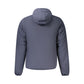 Blue Polyester Men's Jacket