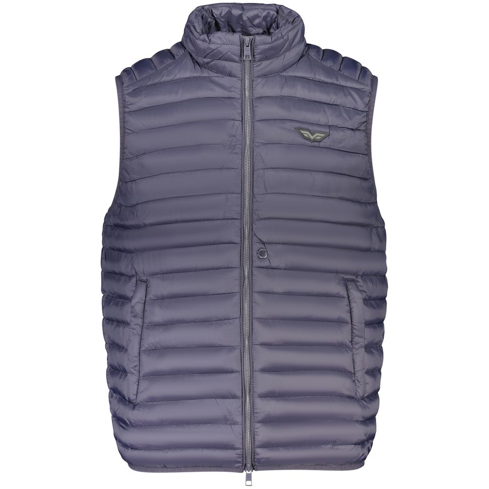Blue Polyamide Men's Jacket