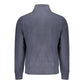 Blue Polyester Men's Sweatshirt