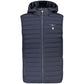 Blue Polyester Men's Jacket