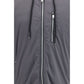 Gray Nylon Full-Length Jacket