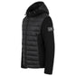 Black Polyester Men Jacket