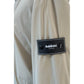 Beige Polyester Men Jacket