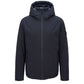 Blue Polyester Men Jacket