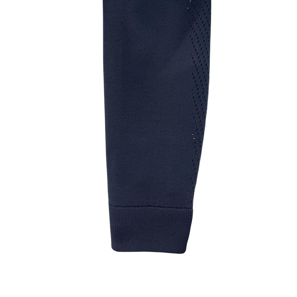 Blue Polyester Men Jacket